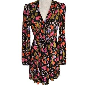 CAbi mingle floral Kimono Dress…rare! Size XS NWOT